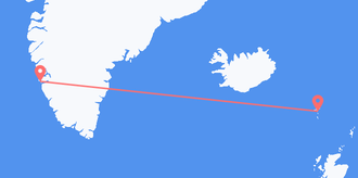 Greenland to Faroe Islands