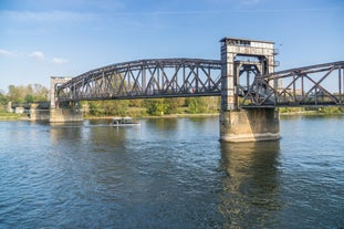 Magdeburg vertical-lift bridge