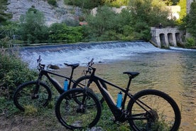 Visite en vélo électrique + collation gastronomique + dégustation de vin (petit groupe)