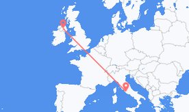 Flights from Italy to Northern Ireland