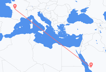 Lennot alkaen Ta if, Saudi-Arabia Poitiersille, Ranska