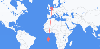 Flights from St. Helena to France