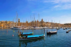 Malta: Three Cities Guided Tour with Harbor Boat Tour 