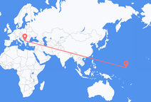 Flights from Majuro to Pristina