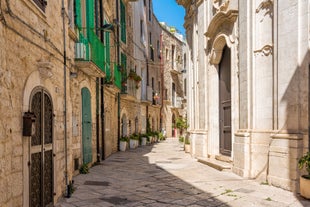 Photo of Scenic sight in Polignano a Mare, Bari Province, Apulia (Puglia), southern Italy.