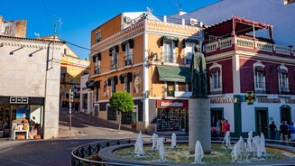 The Puerta del Sol square is the main public space in Madrid. In the middle of the square is located the office of the President of the Community of Madrid.