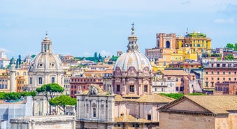 Photo of beautiful landscape of panoramic aerial view port of Genoa in a summer day, Italy.