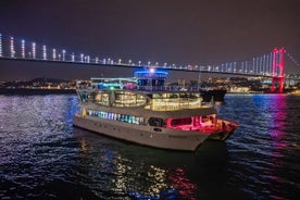 Bosphorus Dinner Cruise & Turkish Dance Shows with Private Table