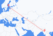 Flyreiser fra Mandalay, til Mariehamn