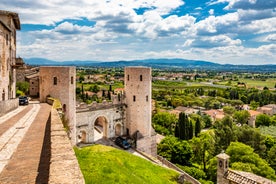 Photo of the Basilica of Santa Maria degli Angeli near Assisi in Italy.