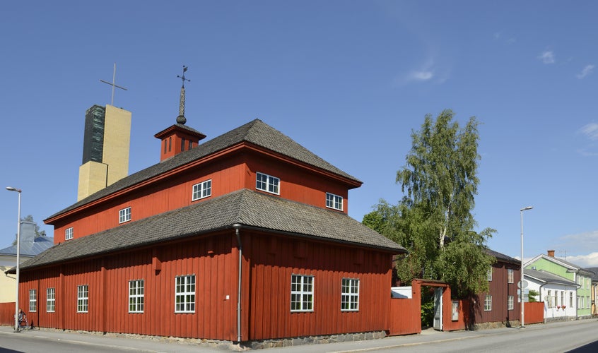 Photo of Provincial Museum of Central Ostrobothnia in the old wooden building, Kokkola, Finland