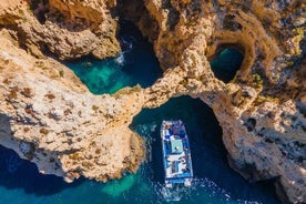 라고스 (Lagos)에서 온 Ponta da Piedade의 해안 크루즈 여행