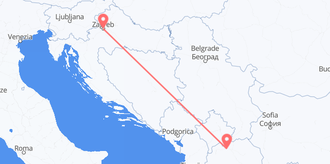 Croatia to North Macedonia