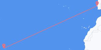 Vuelos de San Cristóbal y Nieves a Portugal
