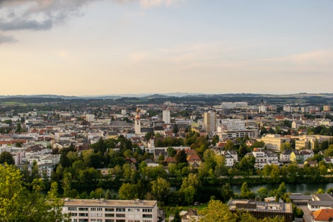 photo of view of Landscape shot of Wels in Upper Austria.