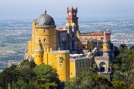 Heldags privat tur: Sintra, Pena-palasset, Mouros slott