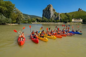 Canoe trip from Hainburg to Bratislava