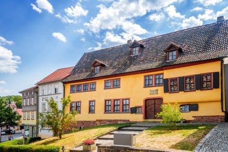 photo of view of House of Johann Sebastian Bach in Eisenach, Germany.