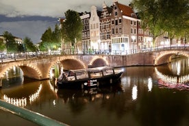 Crucero por los canales de Ámsterdam para grupos pequeños que incluye aperitivos y bebidas