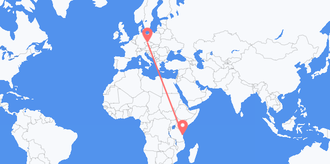 Flyrejser fra Tanzania til Tjekkiet