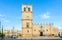 photo of Badajoz Cathedral at morning in Badajoz, Spain.