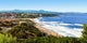 Photo of aerial view of the Bidart coast in Basque country France.