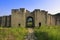 Photo of ruins of the capital city of the First Bulgarian Empire medieval stronghold Great Preslav (Veliki Preslav), Shumen Region, Bulgaria.