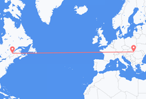 퀘벡 시티 출발, 데브레첸 도착 항공편