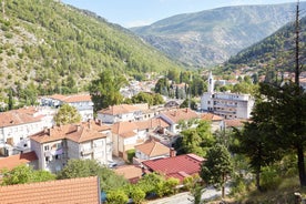 Photo of aerial view of Neum seaside resort on the Adriatic Sea, is the only coastal access in Bosnia and Herzegovina.