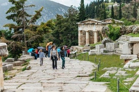 Excursion d'une journée en bus à Delphes et Arachova au départ d'Athènes