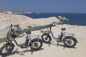 Balade en vélo électrique sur l'île de Milos