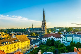 Aerial View Of Graz City Center - Graz, Styria, Austria, Europe.