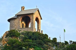 Photo of a coastal city of Imperia, Italian Rivera in the region of Liguria, Italy.