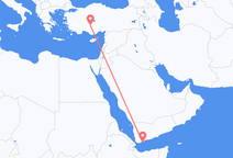 Vols d’Aden pour Konya