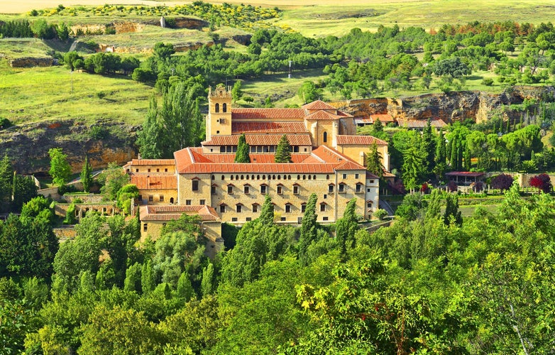 photo of view of Monastery of Santa María del Parral of Segovia, Spain - UNESCO World Heritage Site.