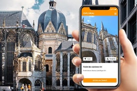 アーヘンの宝探しと観光名所のガイドなしツアー