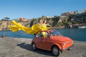 Privat flygande klänning fotografering i Sorrento