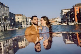 Sesión fotográfica romántica en Venecia