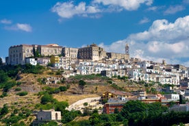 Photo of aerial panorama of Brindisi in the afternoon, Puglia, Barletta, Italy.