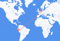 리마에서 출발해 프랑크푸르트로 향하는 항공편