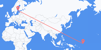 Kiribati to Åland Islands