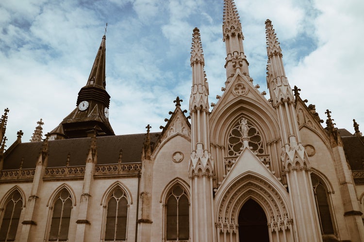 photo of view of Eglise Saint-Martin church in Roubaix, France.