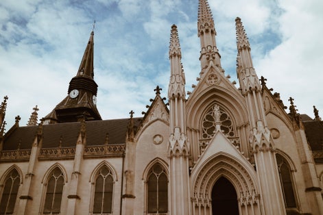 photo of view of Eglise Saint-Martin church in Roubaix, France.