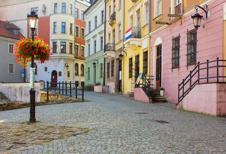 Photo of old town of Lublin, Poland.