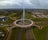 photo of the hovenring is a unique architect in Eindhoven, Netherlands. This is a roundabout path for cyclers. 