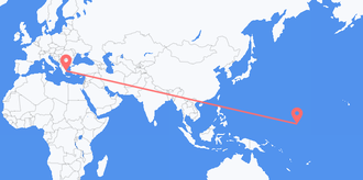 Flüge von die Marshallinseln nach Griechenland