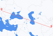 Flyg från Peshawar till Budapest