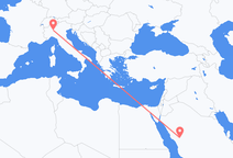 Flights from Medina to Milan