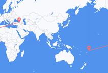 Vols d’Île de Wallis pour Trébizonde