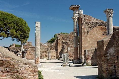 photo of view of Pincio stair ramps, Roma Italy.